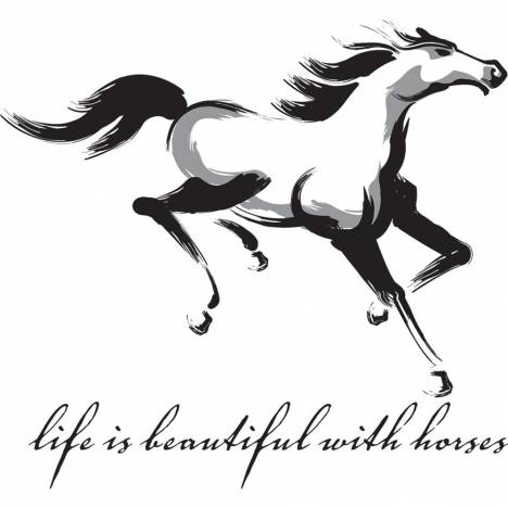 Sound Equine Ladies Tee Shirt Life Is Beautiful