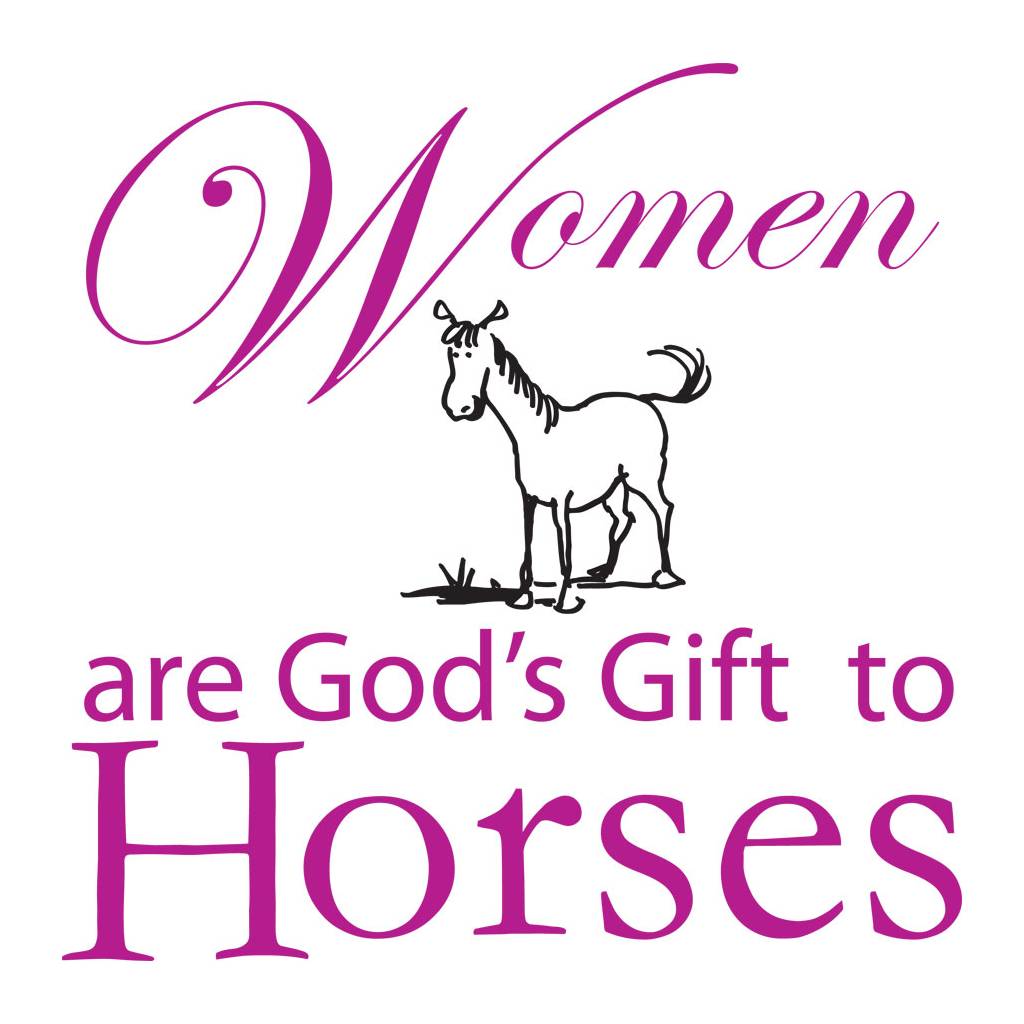 Sound Equine Ladies Tee Shirt Gods Gift To Horses