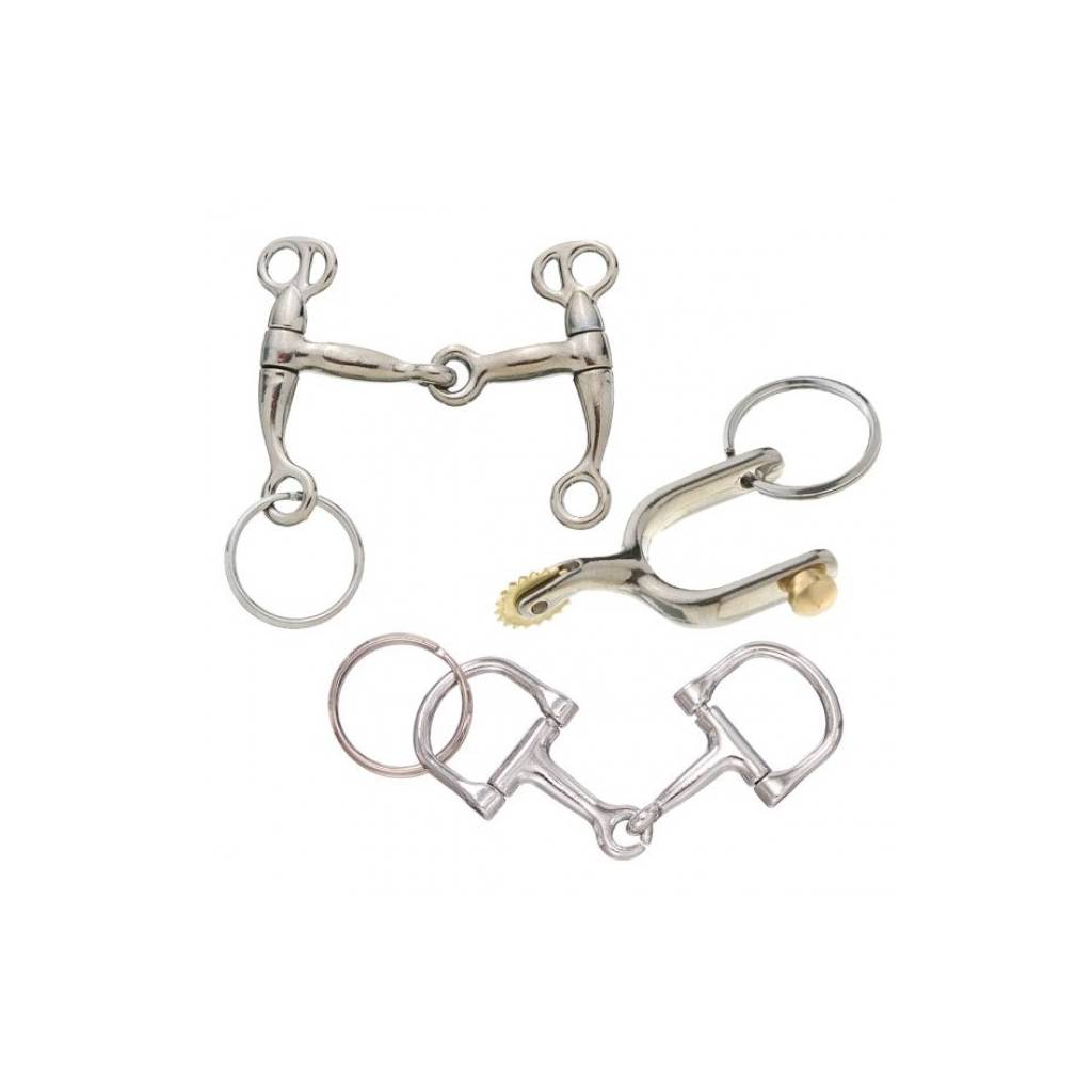 Bit and Spur Keychains - 6 Pack