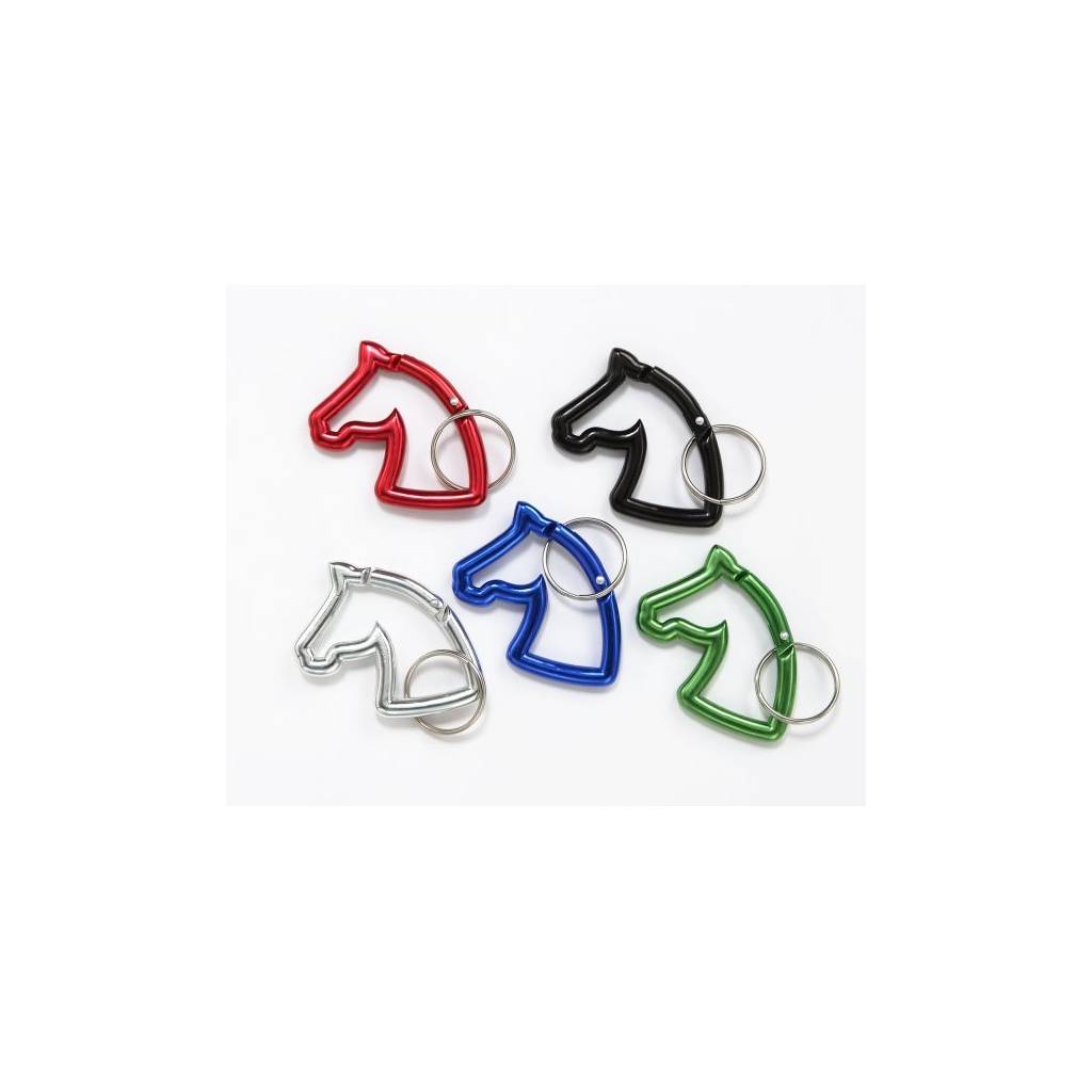 Gift Corral Horsehead Carbiner Keychain - 6 Pack