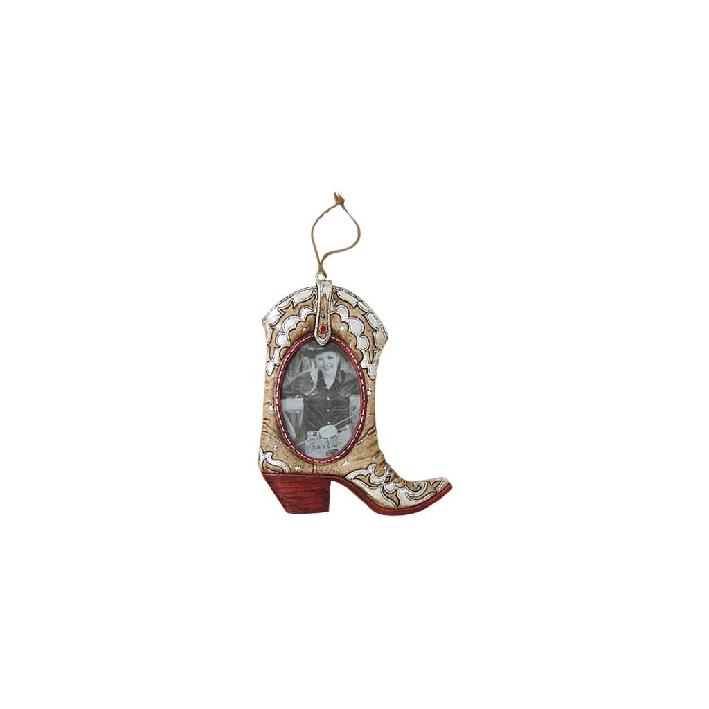 Gift Corral Cowboy Boot Frame Ornament