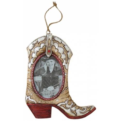 Gift Corral Cowboy Boot Frame Ornament