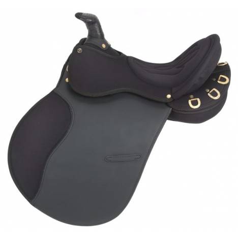 Equiroyal Synthetic Endurance Trail Saddle Package with Horn