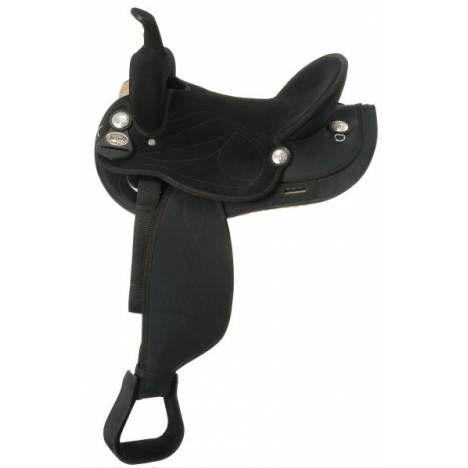 King Series Suede Seat Synthetic Trail Saddle Package