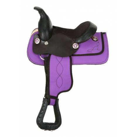 King Series Miniature Synthetic Western Saddle