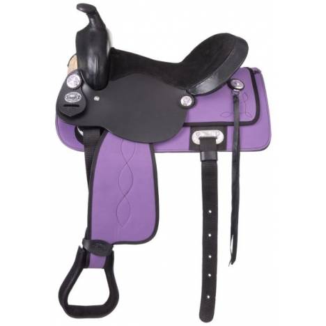 King Series Krypton Synthetic All Around Youth Saddle