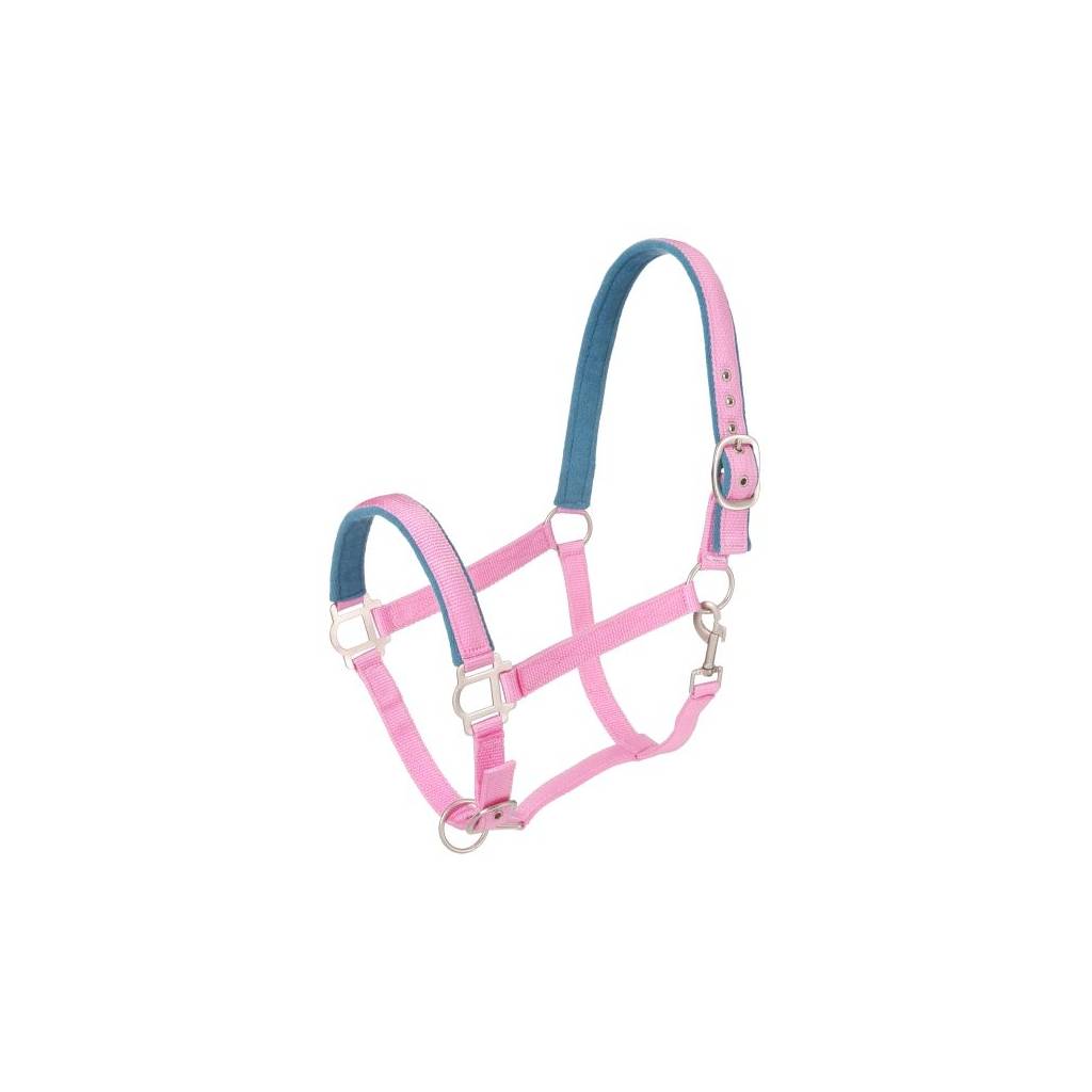 Tough-1 Nylon Padded Halter with Satin Hardware - 5 Pack