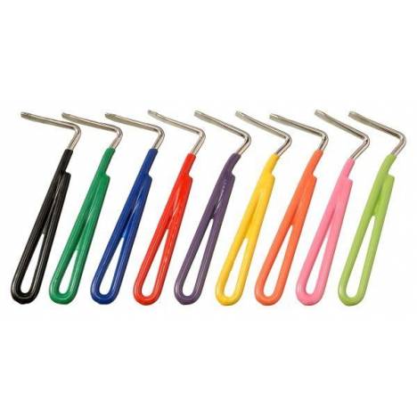 Tough-1 Vinyl Handle Metal Hoof Picks - 12 Pack