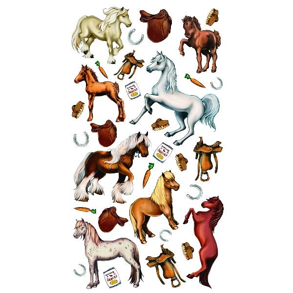 Kelley Horses and Carrots Stickers