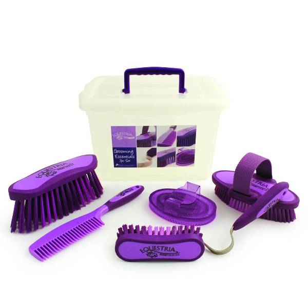 Equestria Sport 7-Pc Carry-Box Grooming Set