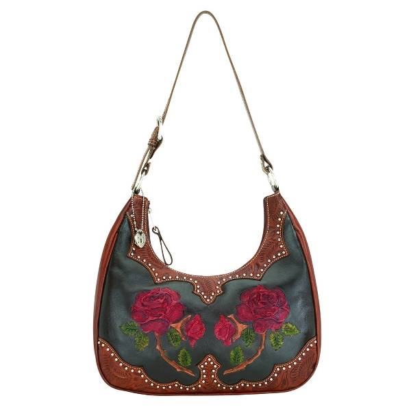 5-547054 American West Roses Are Red Hobo Style Handbag sku 5-547054