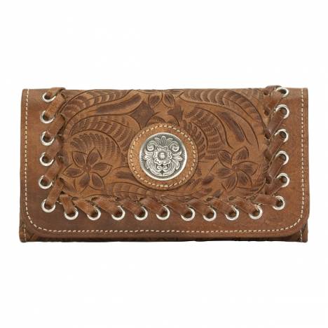 American West Ladies Harvest Moon Tri-Fold Wallet