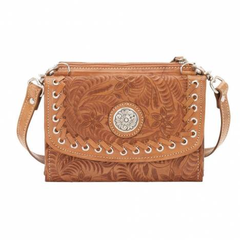 American West Harvest Moon Crossbody Handbag/Wallet Combo