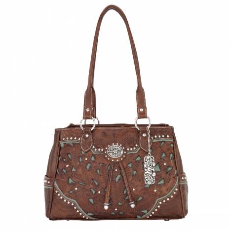 American West Lady Lace Organizer Tote Handbag