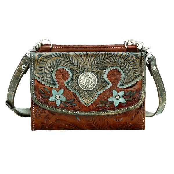 American West Desert Wildflower Crossbody Bag/Wallet