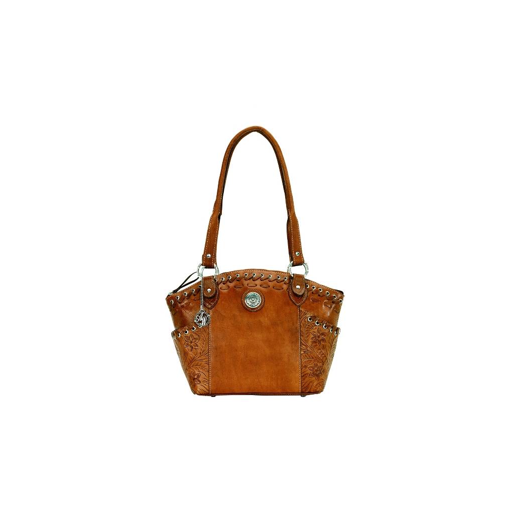 American West Harvest Moon Bucket Tote Handbag