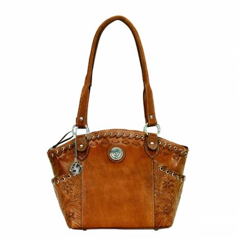 American West Harvest Moon Bucket Tote Handbag