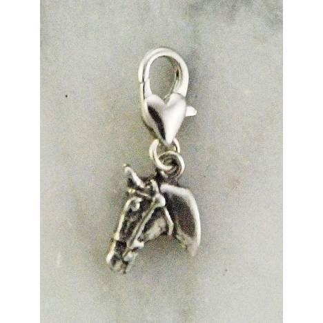 Barbary 3-D Horse Head Charm