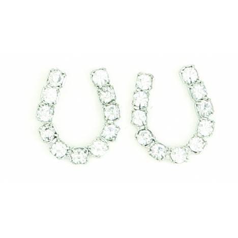 Finishing Touch Horseshoe Earrings - Crystal