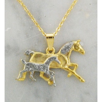 Finishing Touch Mare & Foal Necklace