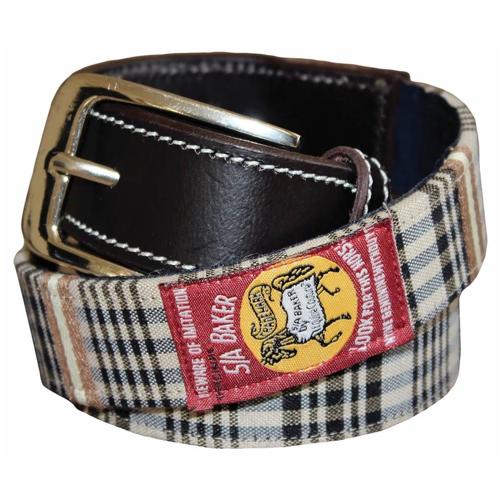 Baker Ladies Classic Plaid Belt