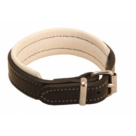 Tory Leather 1/2" Padded Leather Bracelet with Nickel Buckle