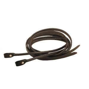 Tory Leather Partial Rolled Reins - Chicago Screw Bit Ends