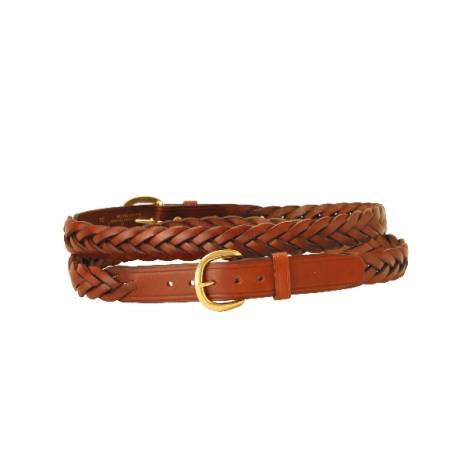 Tory Leather 1 1/4" Braided Leather Belt