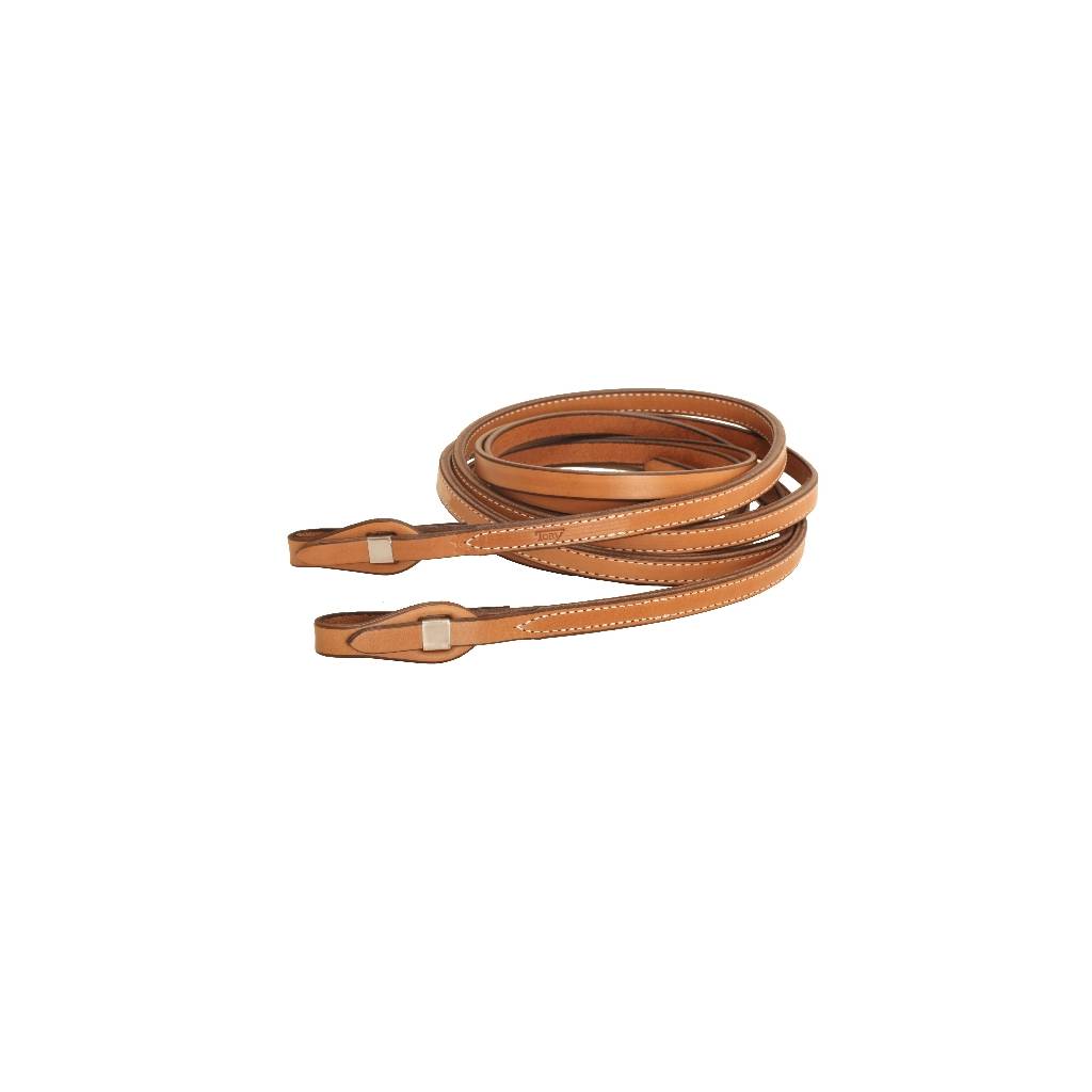 Tory Leather Quick Change Partial Double & Stitched Split Reins - SS Loops