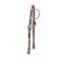 Tory Leather Solid Silver Sliding One Ear Headstall W/ 3-Piece Sonora Buckle Set