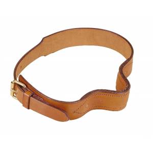Tory Leather Leather French Style Cribbing Strap With  Steel Plate