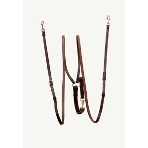 Tory Leather Deluxe Vienna Sliding Side Reins - Snaps
