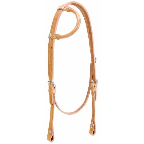 Weaver Horizons Rolled Sliding Ear Headstall