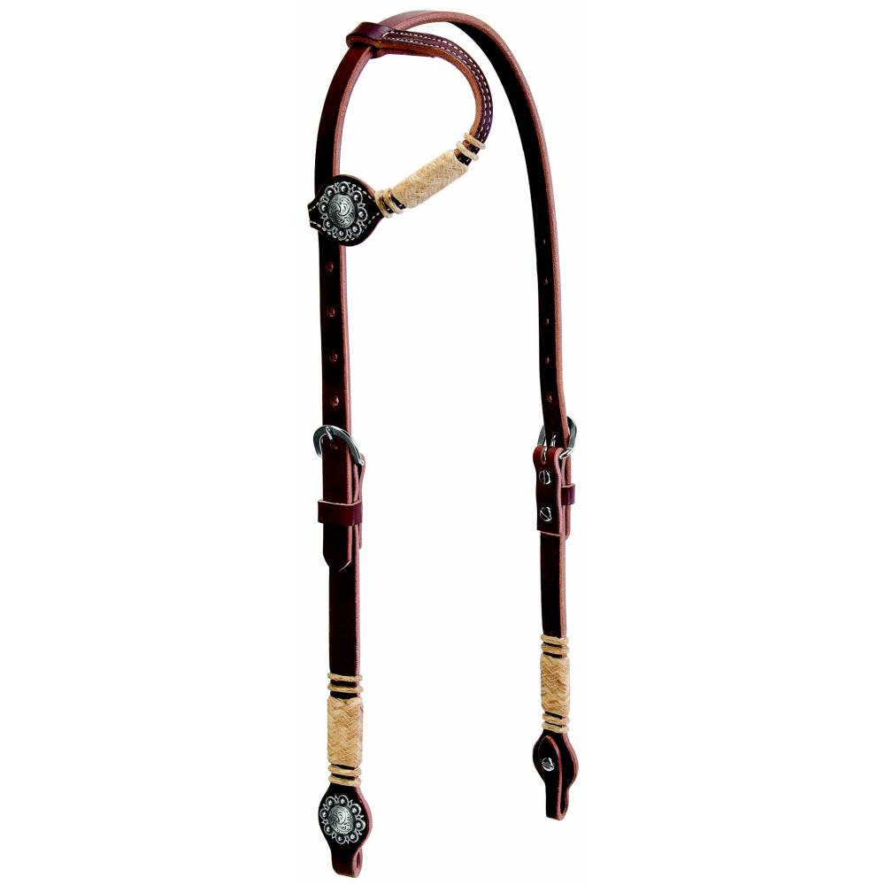 Weaver Leather Flat Sliding Ear Headstall EquestrianCollections