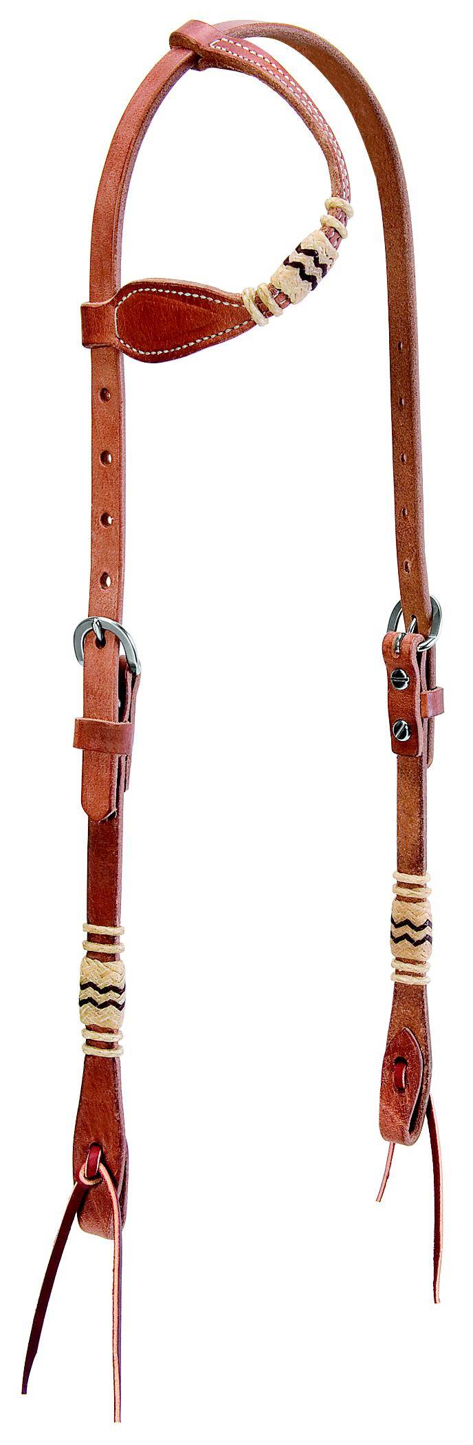 5-561333 Weaver Leather Flat Sliding Ear Headstall With Acc sku 5-561333