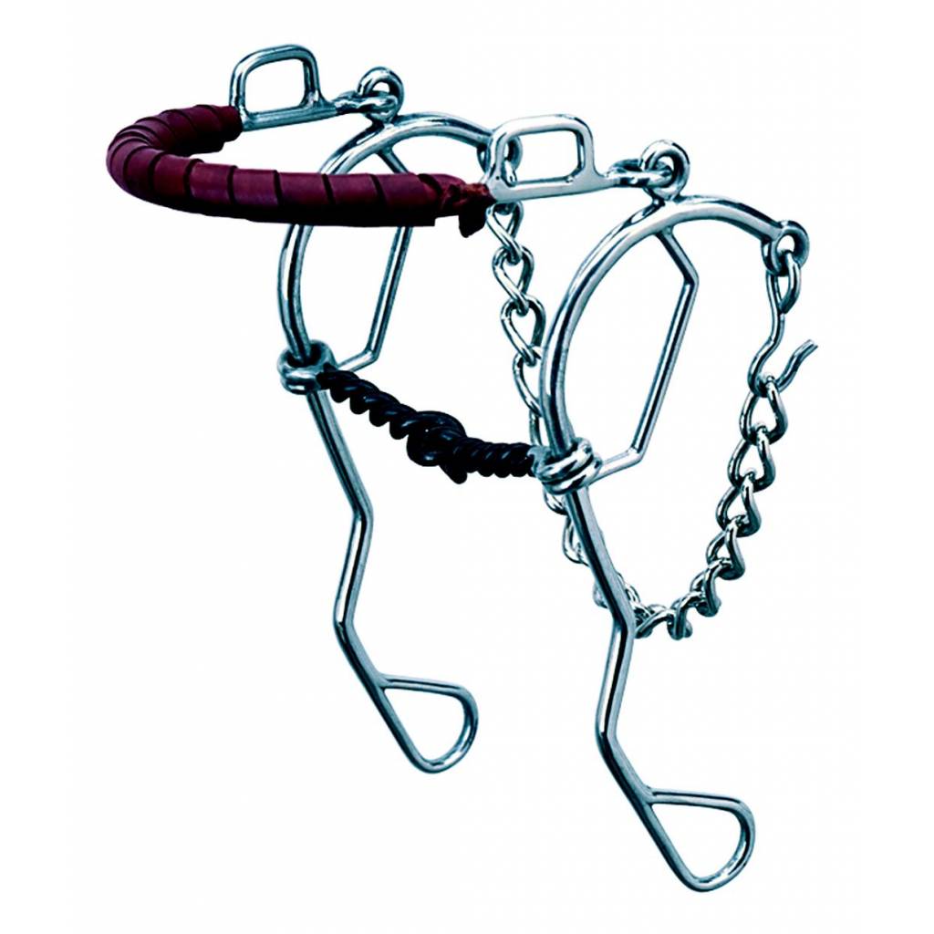 Weaver Sweet Iron Twisted Snaffle/ Hackamore Combo