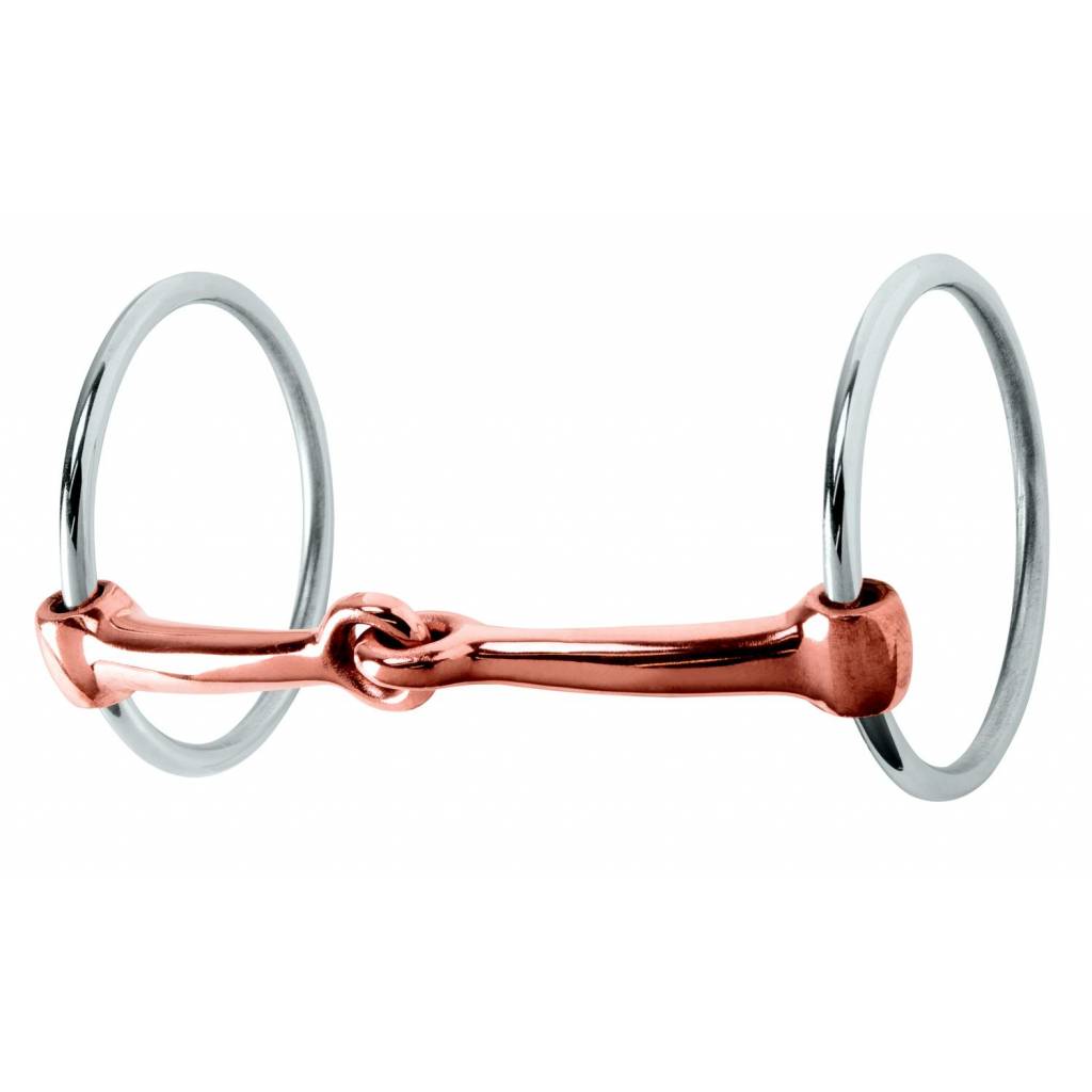 Weaver Leather Ring Snaffle With Copper Mouth