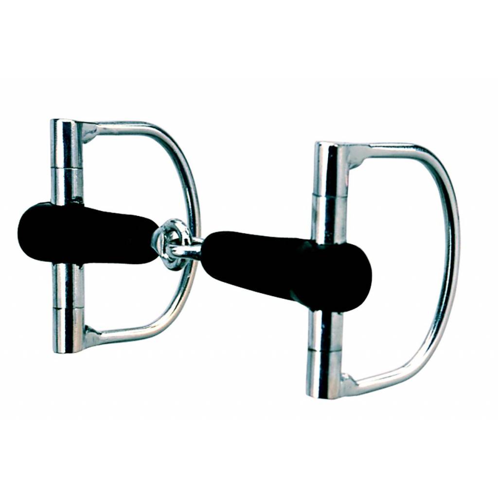 Weaver Leather Rubber Covered D-Ring Snaffle