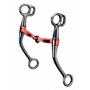 Weaver Leather Tom Thumb Snaffle With  Copper Mouth