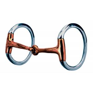 Weaver Leather Eggbutt Snaffle Bit With  Copper Mouth