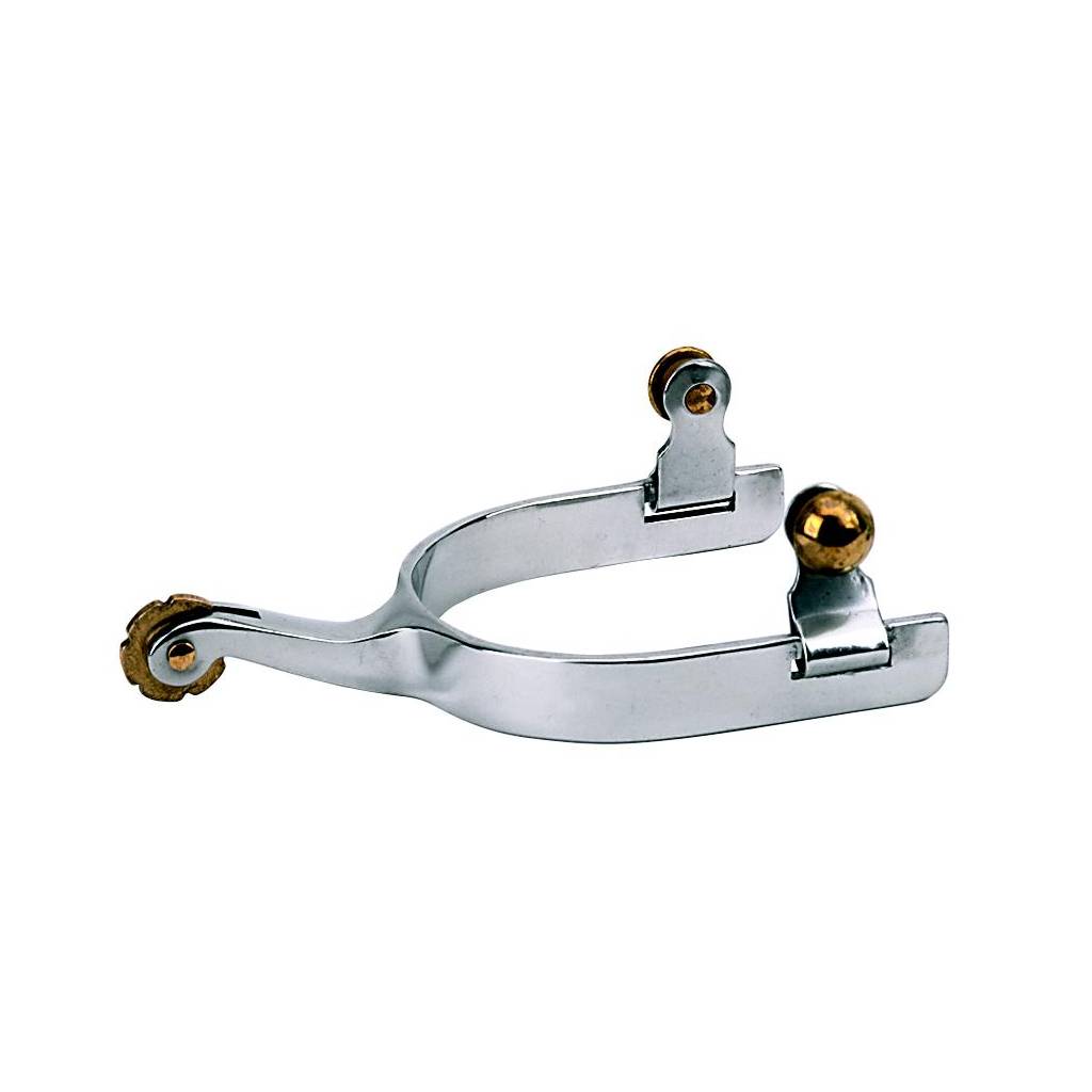 Weaver Leather Roping Spurs With Plain Band