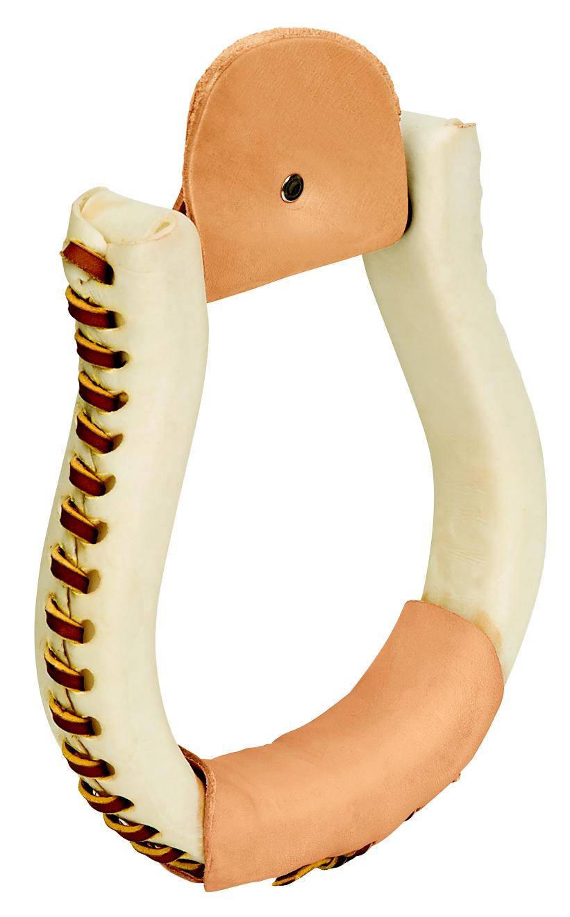 Weaver Rawhide Covered Oxbow Stirrups