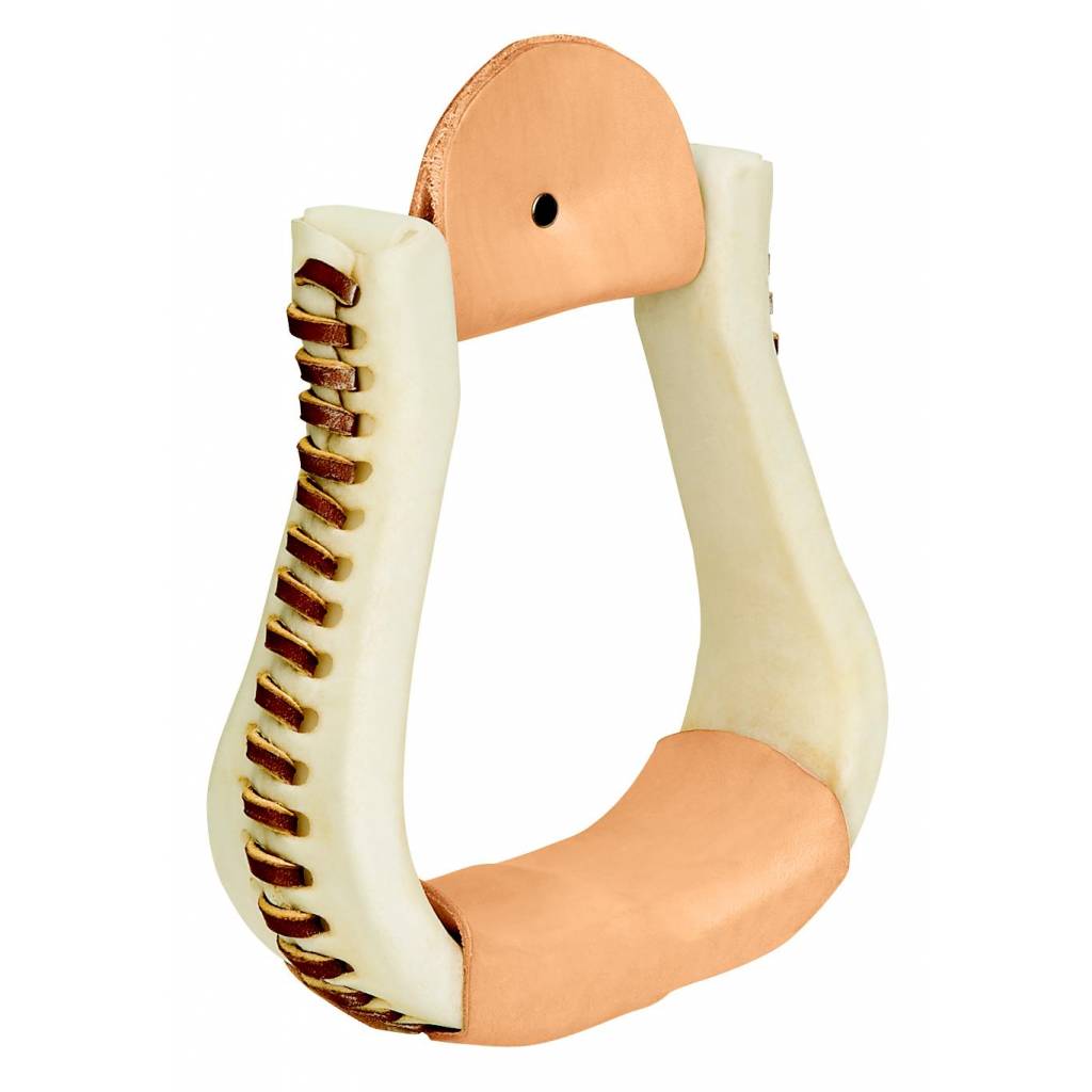 Weaver Rawhide Covered Bell Stirrups