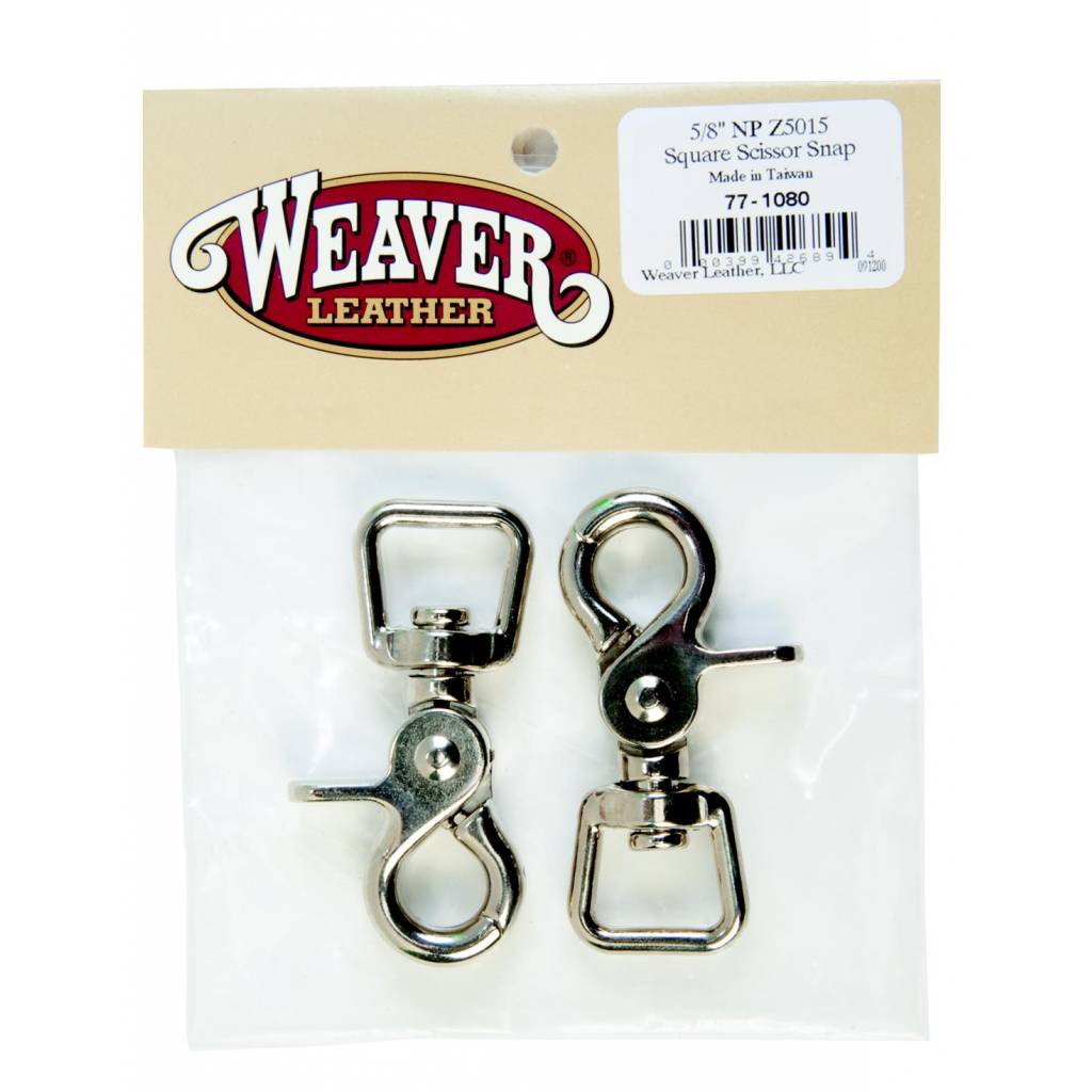 Weaver Leather Bagged Square Scissor Snaps