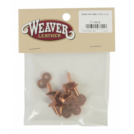 Weaver Leather Copper Rivets And Burrs