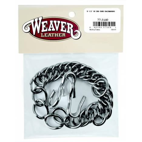 Weaver Leather English Curb Chain With Hooks