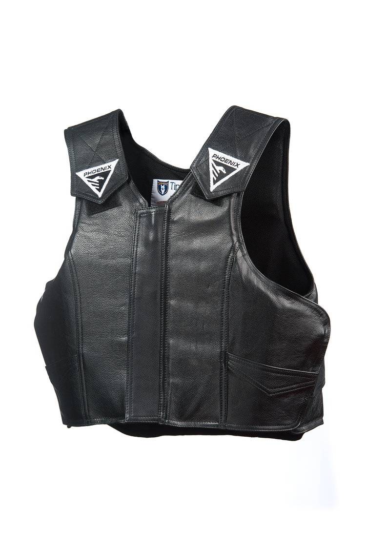 Phoenix Youth Pro-Max Jr. Leather Protective Rodeo Vest