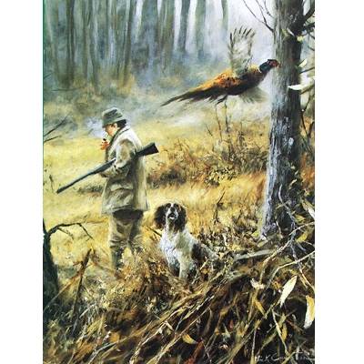 The One that Got Away (English Springer) Blank Greeting Cards - 6 Pack