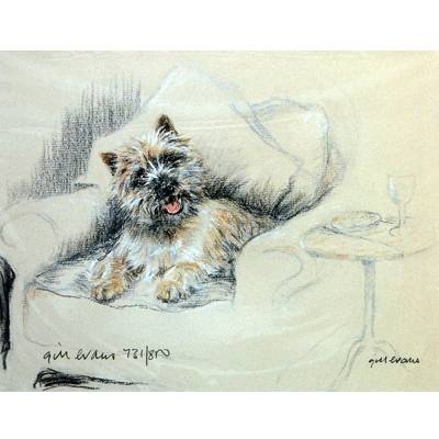 5-582079 Cairn Terrier By: Gill Evans, Matted sku 5-582079