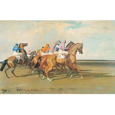 Under Starters Orders By: Alfred Munnings